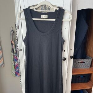 Universal Thread, Black Ribbed Tank Dress, Size L